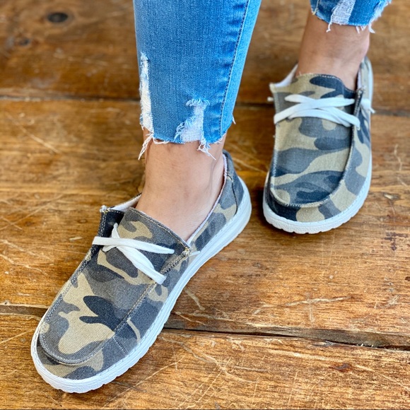 Green Camo Slipons - Picture 8 of 10